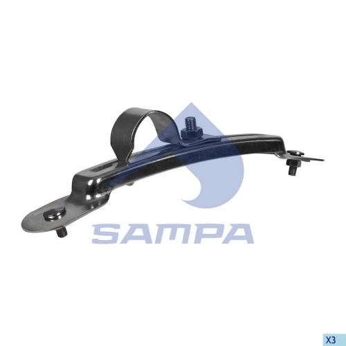 Кронштейн крепление крыла прицепа металл D=42mm L=310mm