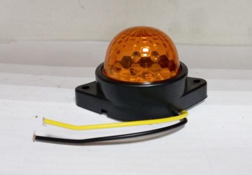 Фонарь негабарита круглый, мигающий светодиодный 12-24В