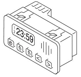 Пульт отопителя WEBASTO 12-24V с таймером