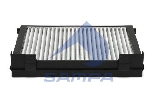 Фильтр салона DAF XF106 261х168х54 угольный