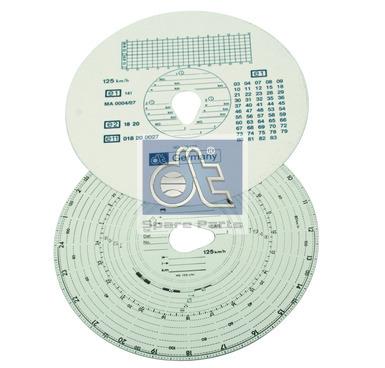 Карта тахографа к-т 100шт. 125 км/ч