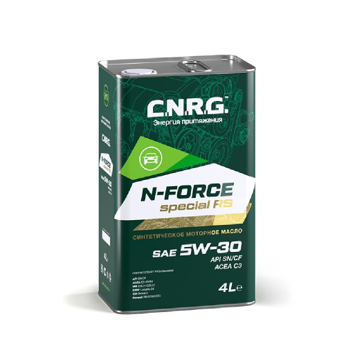 Масло моторное CNRG 5W30 N-Force Special RS SN/CF/С3 4л