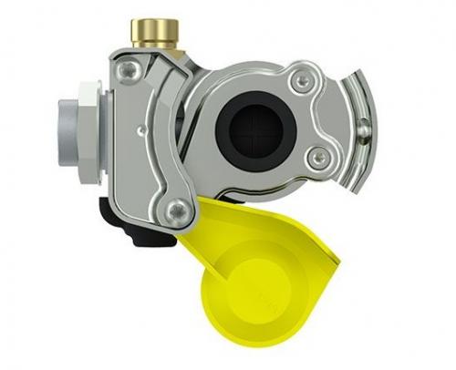 Соединитель воздушный без клапана M16х1.5 Желтый с фильтром