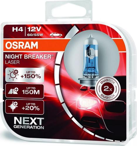 Лампа накаливания 12V H4 60/55W 472NL блистер 2шт