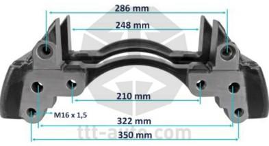 Скоба тормозного суппорта MERCEDES ACTROS 22.5" KNORR SB7/SN7