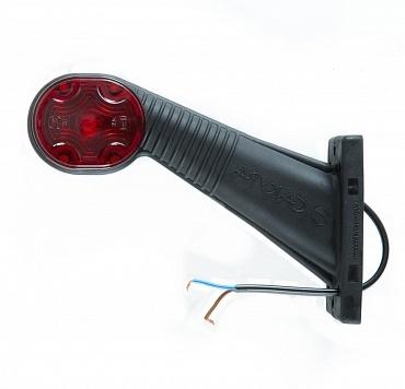 Фонарь габаритный угловой полуприцепа рожок LED L
