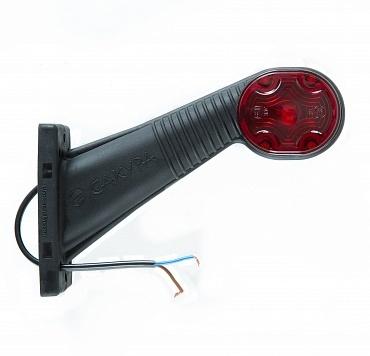 Фонарь габаритный угловой полуприцепа рожок LED R