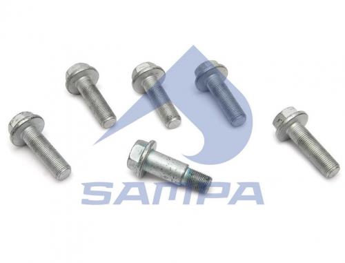 Болт М16x55x1.5 - 5шт + M16/18x55x1.5 - 1шт крепление суппорта