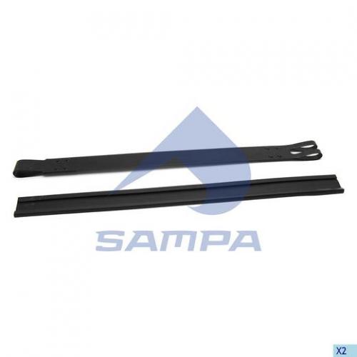 Хомут топливного бака SCANIA P/R L=685mm верх с уплотнителем