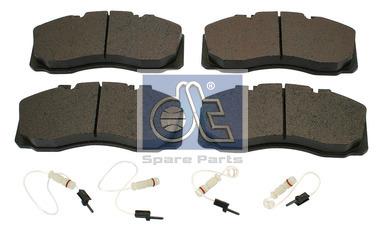 Колодки дисковые 29835 MERCEDES 609.O409 без датчиков износа и пружич