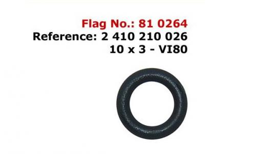 Кольцо уплотнительное MAN 10x3 с аппаратуры