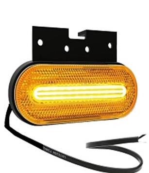 Фонарь габаритный желтый LED с функцией указателя поворота и кронштейном