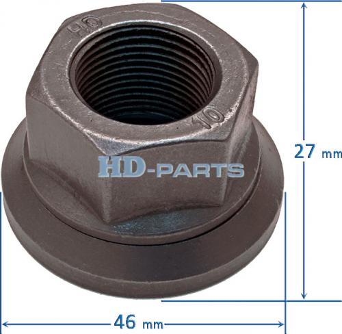 Гайка колесная MB/MAN/BPW M22x1.5 H=27 SW32 с юбкой