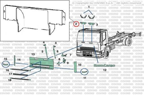 Защита петли капота IVECO Eurocargo R