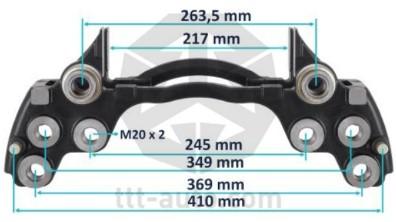 Скоба тормозного суппорта MERITOR DUCO VOLVO FM 19,5"