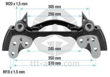 Скоба тормозного суппорта MERITOR ELSA2 RVI 380/400 22,5''