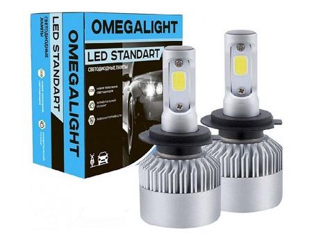 Лампа накаливания 12V HB4 Led к-т 2шт