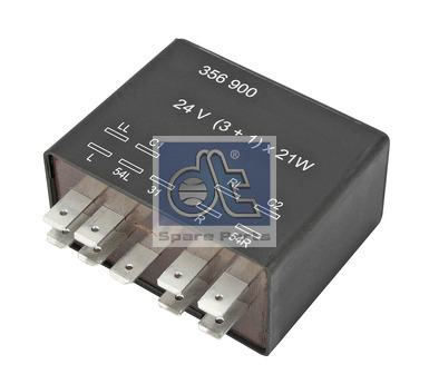 Реле поворотов MAN F2000 9 контактов. 24V (3+1)x21W