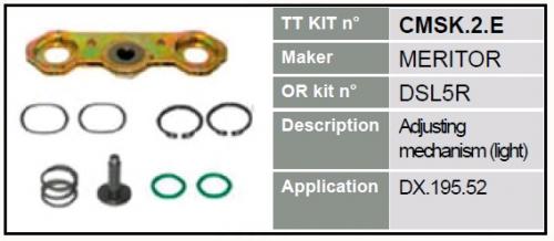 Ремкомплект суппорта MERITOR DX195 механизм выбора зазора R