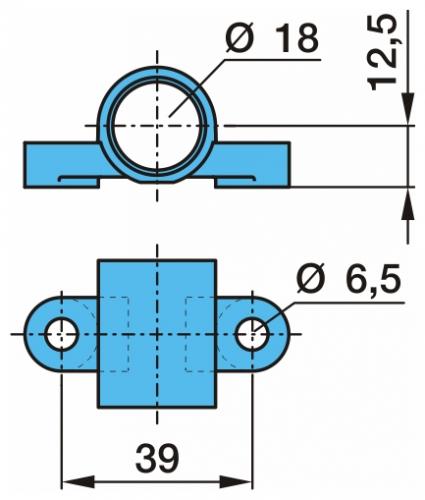 Держатель датчика ABS BPW