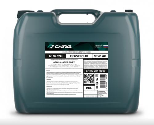 Масло моторное CNRG 10W40 N-Duro Power HD CI-4/E4/E7 20л