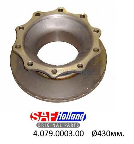 Диск тормозной SAF SKRS 9022K 430/x45/160.5 10n-335-d22.75