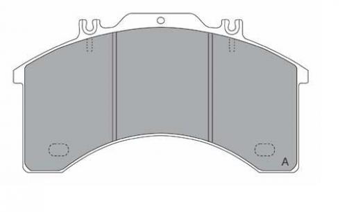 Колодки дисковые 29011 IVECO ES 440E38 241x125x25