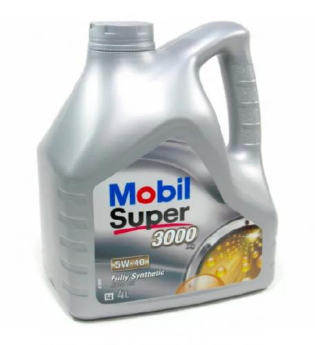 Масло Mobil Super 3000 X1 5w40 4л. моторное синтетическое 