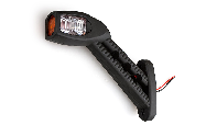 Фонарь габаритный угловой полуприцепа рожок квадратный LED R