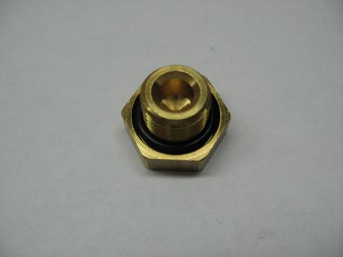 Заглушка M12x1.5 SW18 латунь