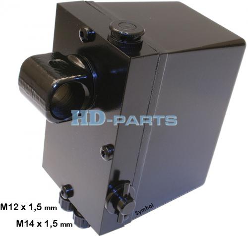 Насос подъема кабины SСANIA 4 Serie C/G/L/P/R 94-114-124-144-164  2 трубки