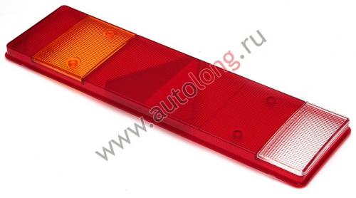Стекло заднего фонаря DAF/VOLVO/MAN/SCANIA/RVI/IVECO с треугольником L