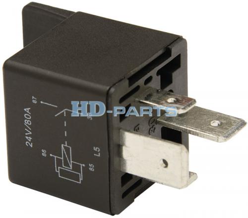 Реле 4-конт. 24V 80A 