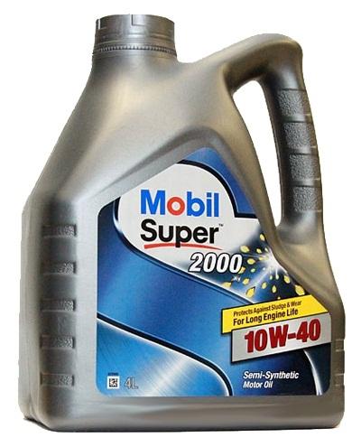 Масло Mobil Super 2000 X1 10w40 4л. п/синтетика