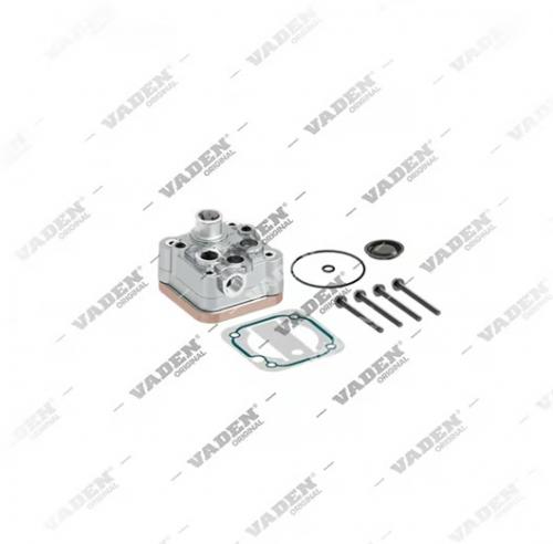 Головка компрессора MAN TGA D2066/2676/SITRAK C7H голова, болты, клапан, заглушка