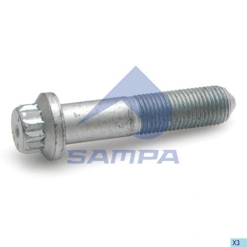 Болт М14x65x1,5 крепления тормозного диска SAF Integral SI/ZI/B9