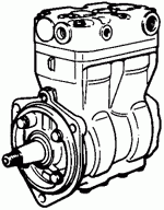 Компрессор IVECO/CUMMINS M11/N14/N15 2-х цил