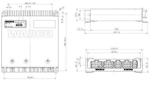 Блок управления EBS DAF 95XF/CF75/85 