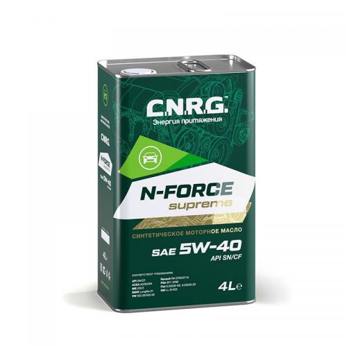 Масло моторное CNRG 5W40 N-Force Supreme SN/CF 4л