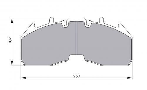 Колодки дисковые 29332 SCANIA 6-series