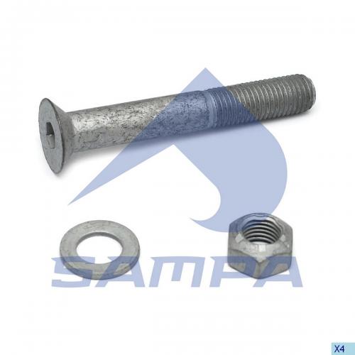 Болт седельного устройства JOST JSK37 M16x2x110 гайка, шайба к-т 8шт