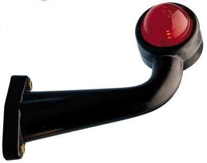 Фонарь габаритный угловой полуприцепа рожок длин. LED