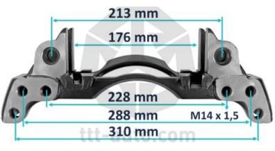 Скоба тормозного суппорта WABCO PAN 17 MAN R