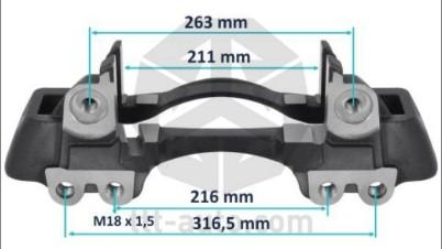 Скоба тормозного суппорта WABCO PAN 22-1 plus SAF L