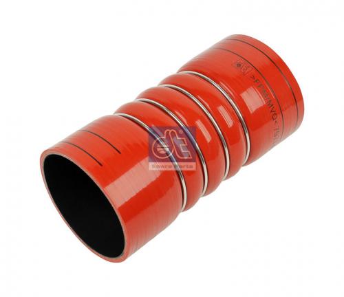 Патрубок интеркулера RVI Premium D=90mm L=195mm красный