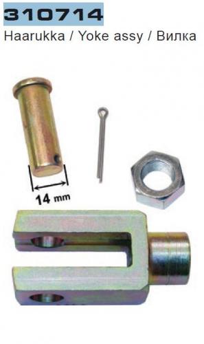 Вилка торммозной камеры M16*1,5 (с пальцем 14 мм) 