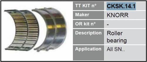 Ремкомплект суппорта KNORR подшипники SB6/SB7/SN6/SN7/SK7