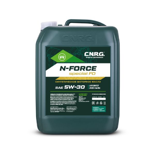 Масло моторное CNRG 5W30 N-Force Special FO SN/CF/A5/B5 20л