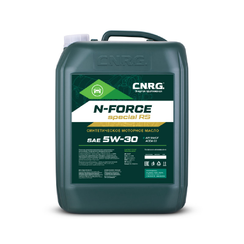 Масло моторное CNRG 5W30 N-Force Special RS SN/CF/С3 20л