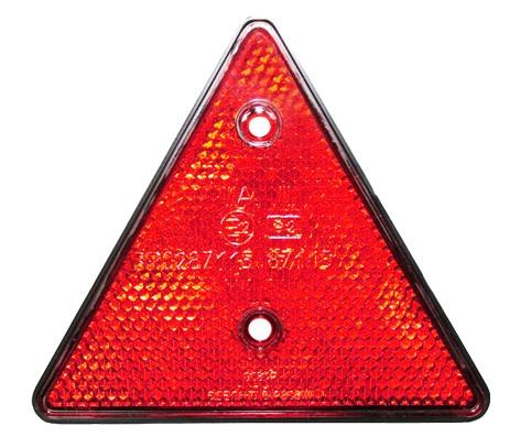 Светоотражатель треугольный красный